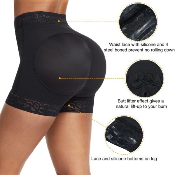 High Waist Lace Trim Shorts - Image 6