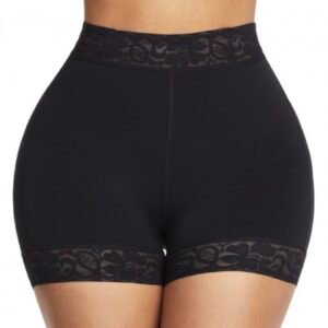 High Waist Lace Trim Shorts