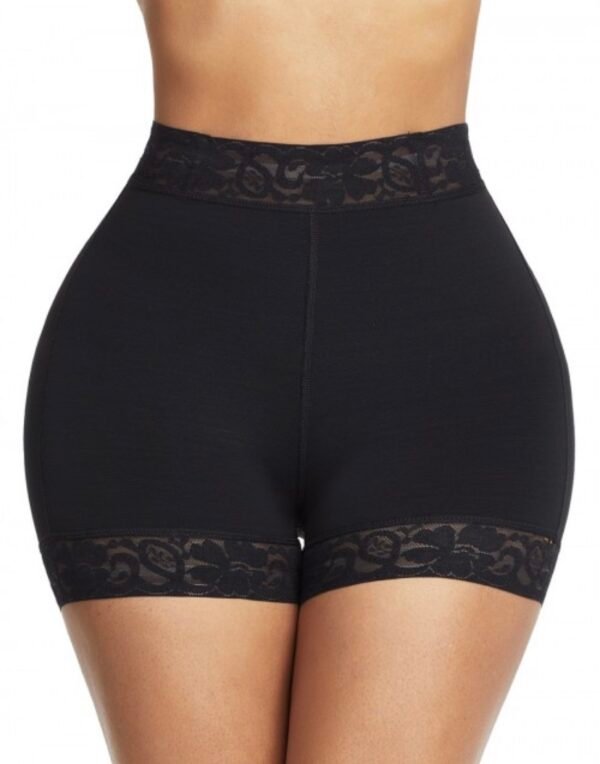 High Waist Lace Trim Shorts - Image 5