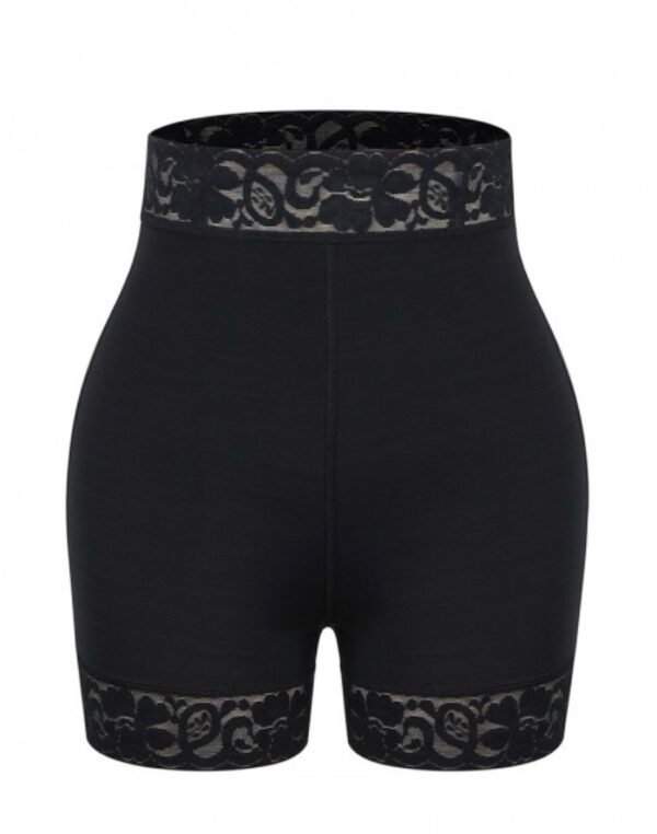 High Waist Lace Trim Shorts - Image 3