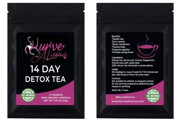 Kurve A Licious 14 Day Organic Detox Tea - Image 3